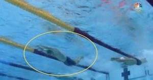 100米蛙泳冠軍承認海豚式打腿 僥倖逃過處罰