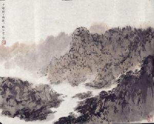 夕陽欲下圖 夕陽欲下圖