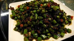 橄欖菜炒豆角 橄欖菜炒豆角
