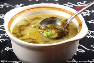 豌豆酸菜湯 豌豆酸菜湯