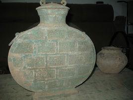 青銅扁壺 青銅扁壺