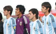 拉梅拉代表阿根廷青年隊比賽