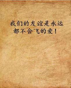 我們的友誼是永遠都不會飛的愛! 我們的友誼是永遠都不會飛的愛!