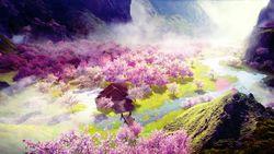 桃花影視形象：十里桃林