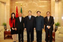 澳城大校領導拜訪澳門特首