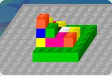 積木疊圖形