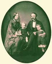 西門子和他的夫人和孩子