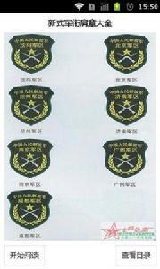 新式軍銜肩章大全 新式軍銜肩章大全