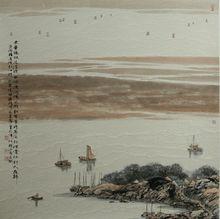 道潛《秋江》詩意圖