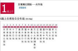 眉山公交1路 眉山公交1路