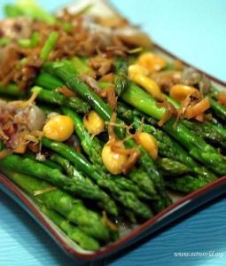 銀杏金貝綠蘆筍