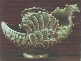 青釉飛魚形水盂