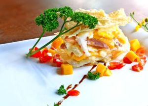 香芒素蝦酥皮沙拉 香芒素蝦酥皮沙拉