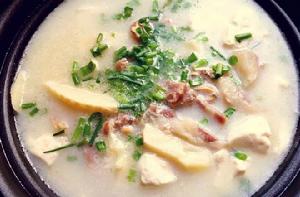 春筍豆腐湯 春筍豆腐湯