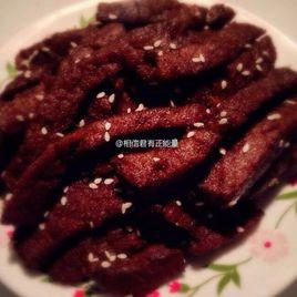自製孜然牛肉干 自製孜然牛肉干