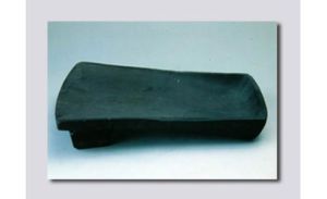 宋元章鳳字形紫金石硯 宋元章鳳字形紫金石硯