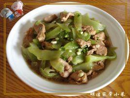 萵苣炒肉 萵苣炒肉