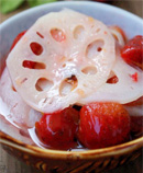 酸甜開胃的山楂藕片 酸甜開胃的山楂藕片