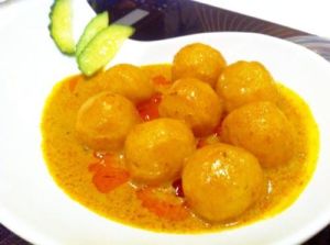 咖喱南瓜丸子 咖喱南瓜丸子