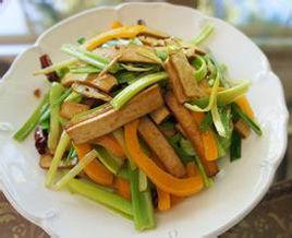 蒜苔炒豆腐乾 蒜苔炒豆腐乾