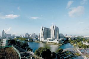 俯瞰南通大學附屬醫院