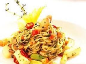 手工細面佐香料蘆筍蕃茄 手工細面佐香料蘆筍蕃茄