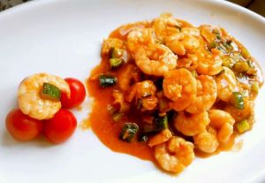 番茄滑蛋蝦 番茄滑蛋蝦