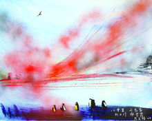 范光陵詩意油畫作品