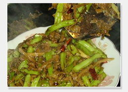 四季豆燜梅乾菜 四季豆燜梅乾菜