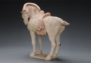 彩繪勾首馬 彩繪勾首馬