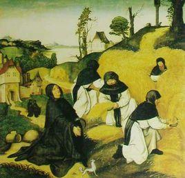 聖貝恩哈特在收割莊稼 聖貝恩哈特在收割莊稼