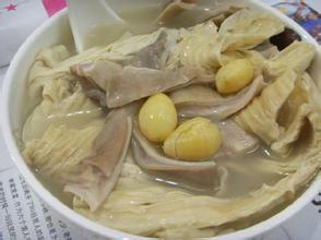 銀杏腐竹燒豬肚 銀杏腐竹燒豬肚