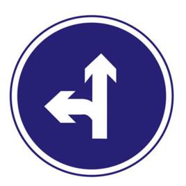 直行和向左轉彎 直行和向左轉彎