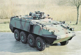 瑞士增強型鋸脂鯉輪式裝甲車