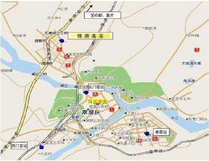 宜賓高客站方點陣圖