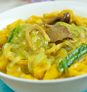 咖喱牛肚冬粉湯