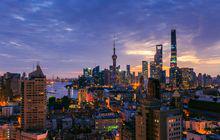 上海陸家嘴日出