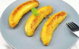 微波烤香蕉 微波烤香蕉