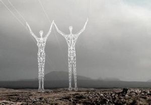 生動的人物高壓線