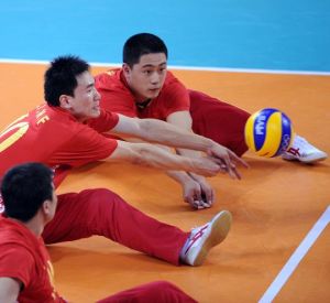 男子坐式排球比賽