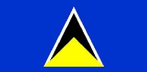 聖露西亞國旗 聖露西亞國旗