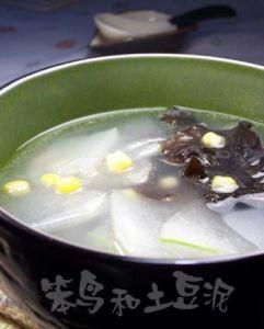 木耳冬瓜湯 木耳冬瓜湯