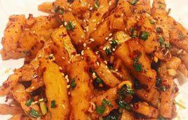 糖醋麻辣洋芋花 糖醋麻辣洋芋花