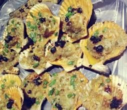 蒜香豆豉蒸扇貝 蒜香豆豉蒸扇貝