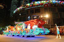 2009年上海世博會花車亮相大巡遊