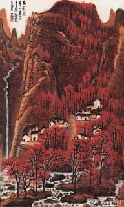 李可染《萬山紅遍》 1964年作 75.5×45.5cm