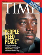 卡比拉登上《時代周刊》封面（2001年4月）