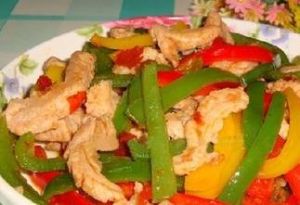 柿椒炒肉絲 柿椒炒肉絲