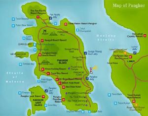 邦咯島 地圖