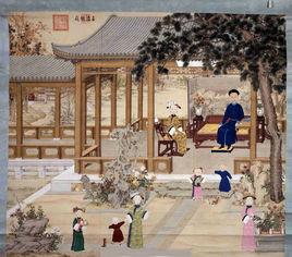 道光帝喜溢秋庭圖